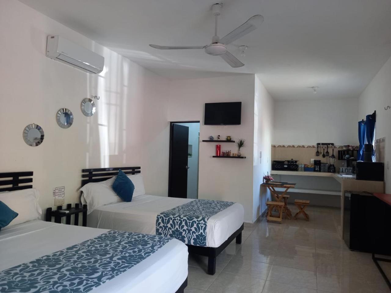 Hotel Apartaments Solecito Bacalar - Free Bikes & Paddle Luaran gambar